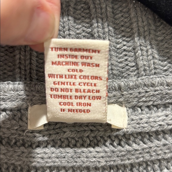 Sundance Gray Ribbed Cardigan - Picture 3 of 6